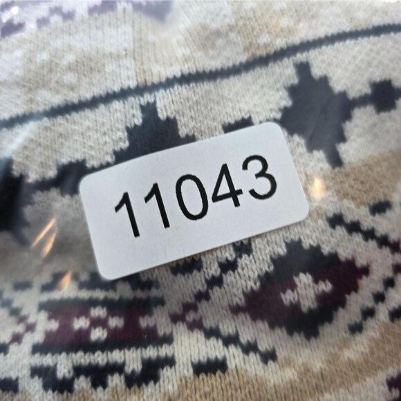 Womens Lucky Brand Beige Aztec Pattern Open Front Cardigan Long Sleeve Size L - Picture 7 of 7